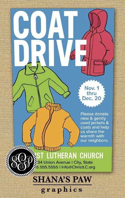 Coat Drive Flyer Design Samples